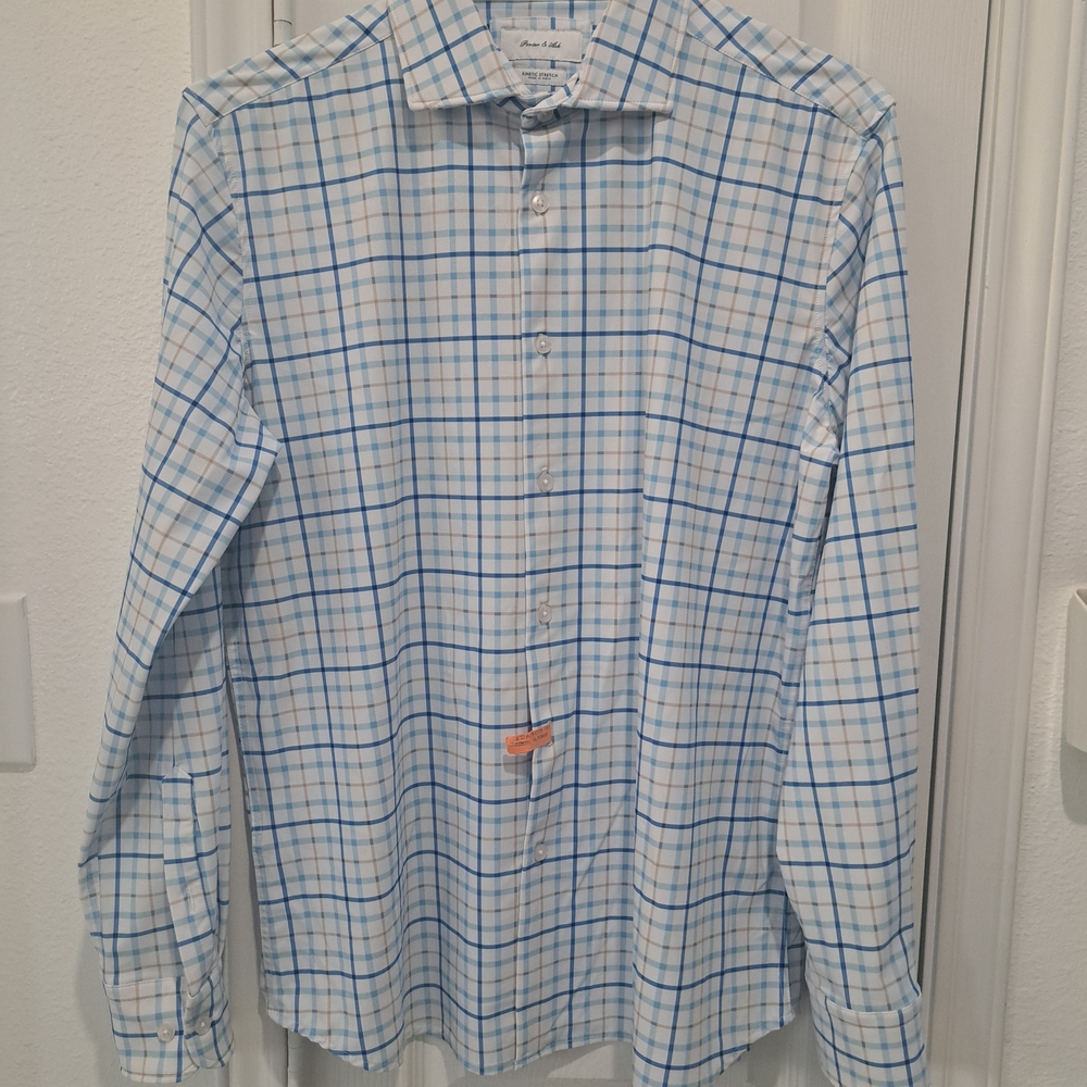 Men's Porter& Ash Blue Checkered Shirt